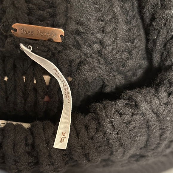 Free People Black Knit Turtleneck Sweater - Picture 2 of 3